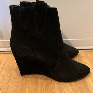 Rebecca Minkoff Black Suede Booties
